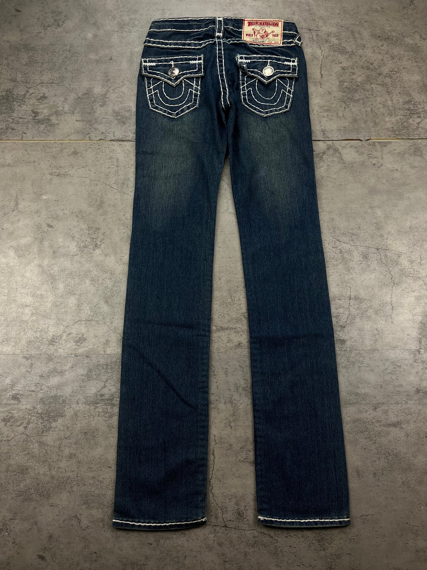 Lowwaist True Religion Straight Y2k Bootcut Jeans