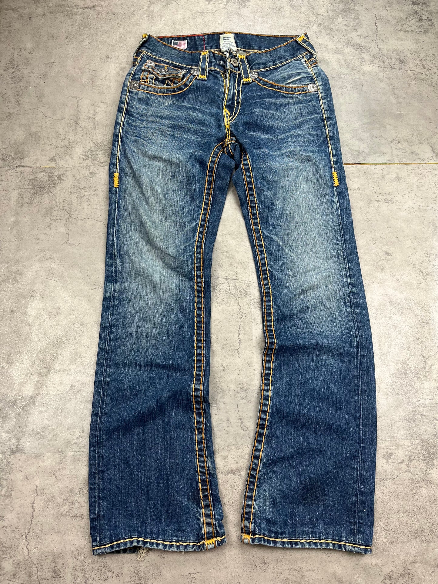 Vintage Straight True Religion Jeans Rare Bootcut