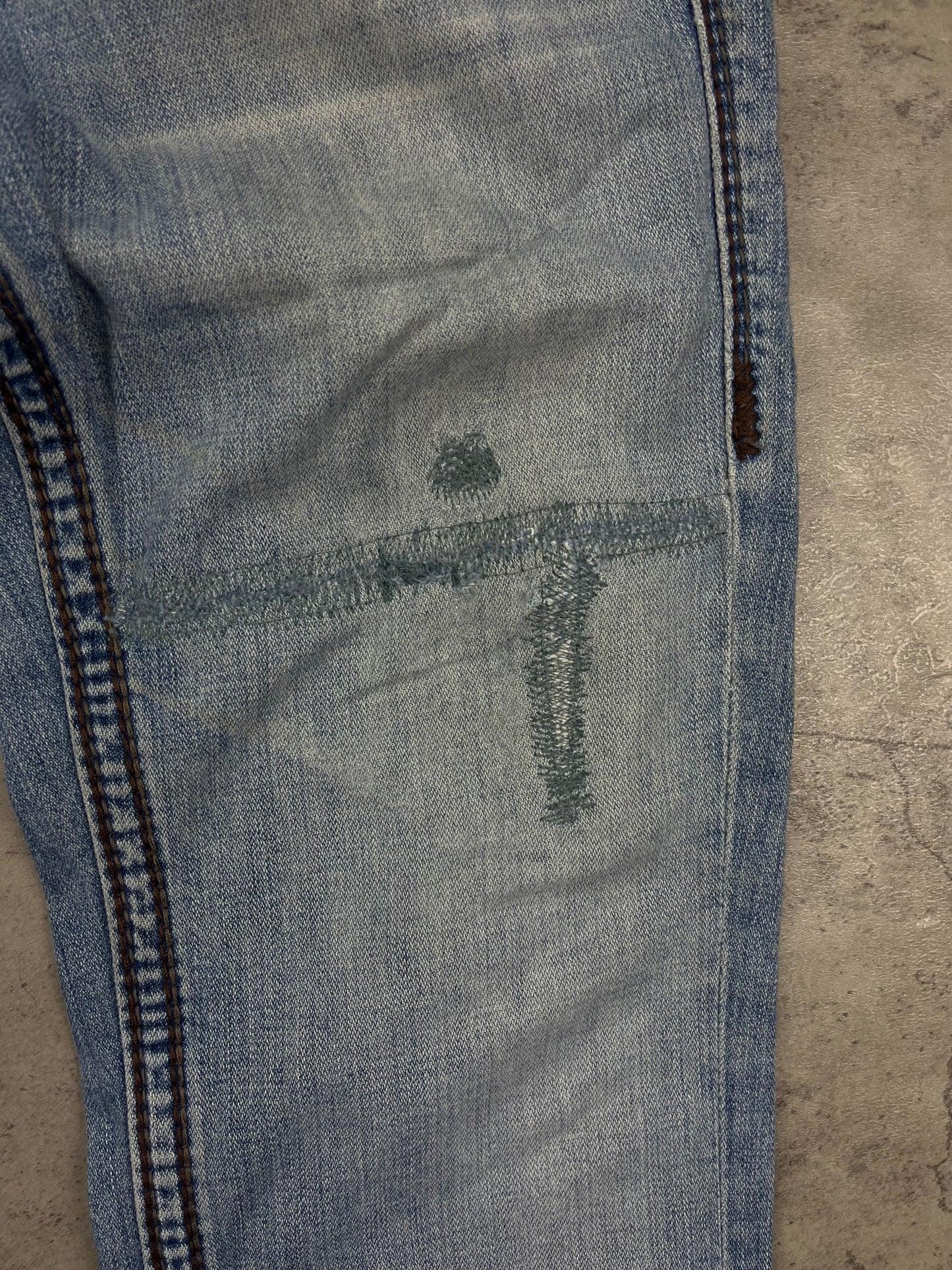 Men’s Y2K True Religion Baggy Denim Jeans Loose Fit 2000s Rare