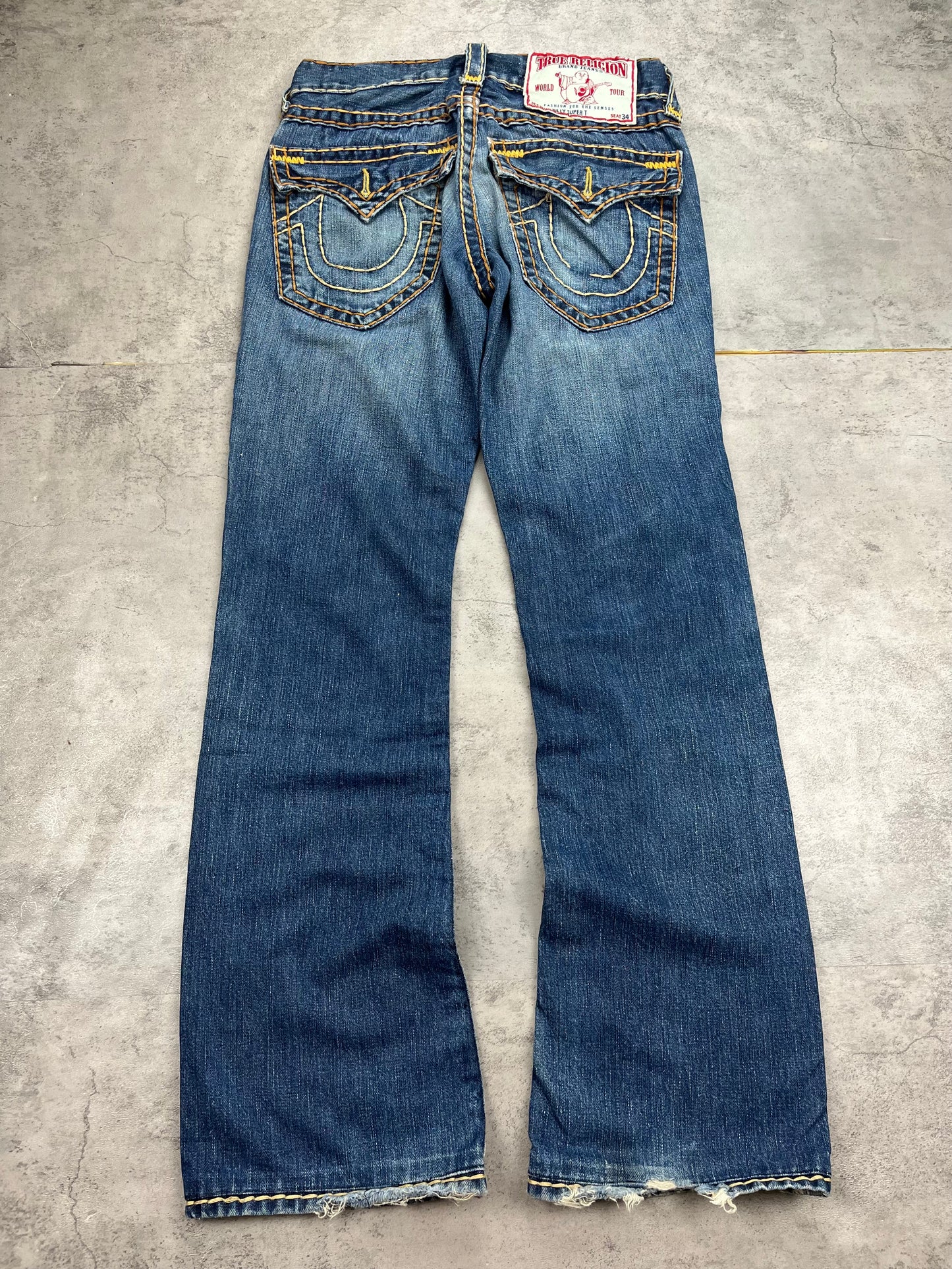 Vintage Straight True Religion Jeans Rare Bootcut