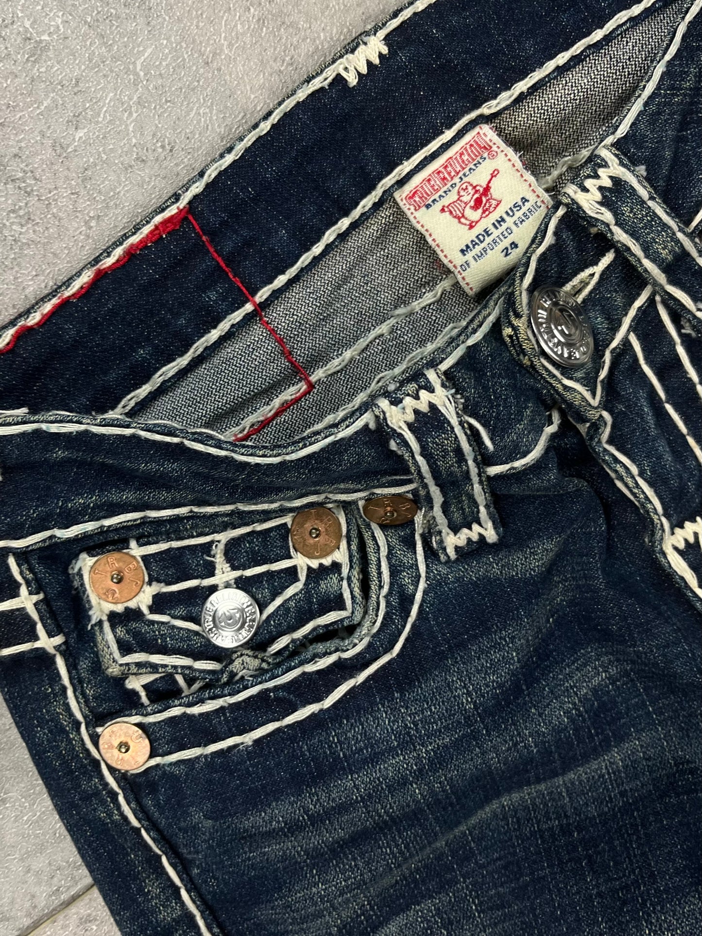 True Religion Bootcut Flared Jeans Y2k