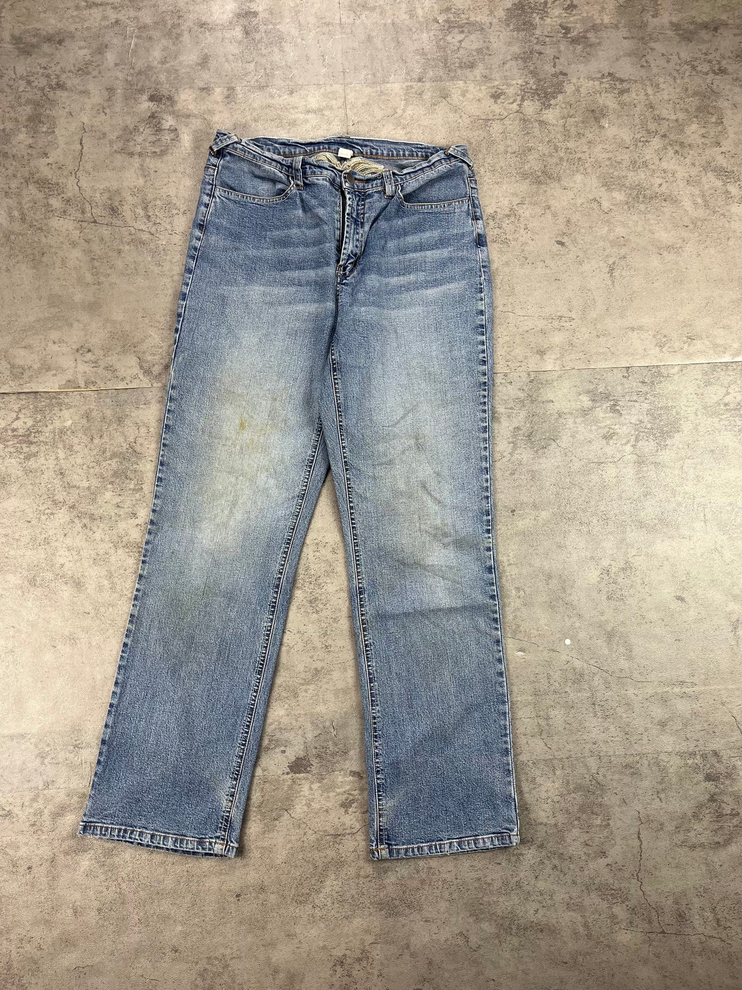 Vintage Y2k Frauen Bootcut Jeans W28