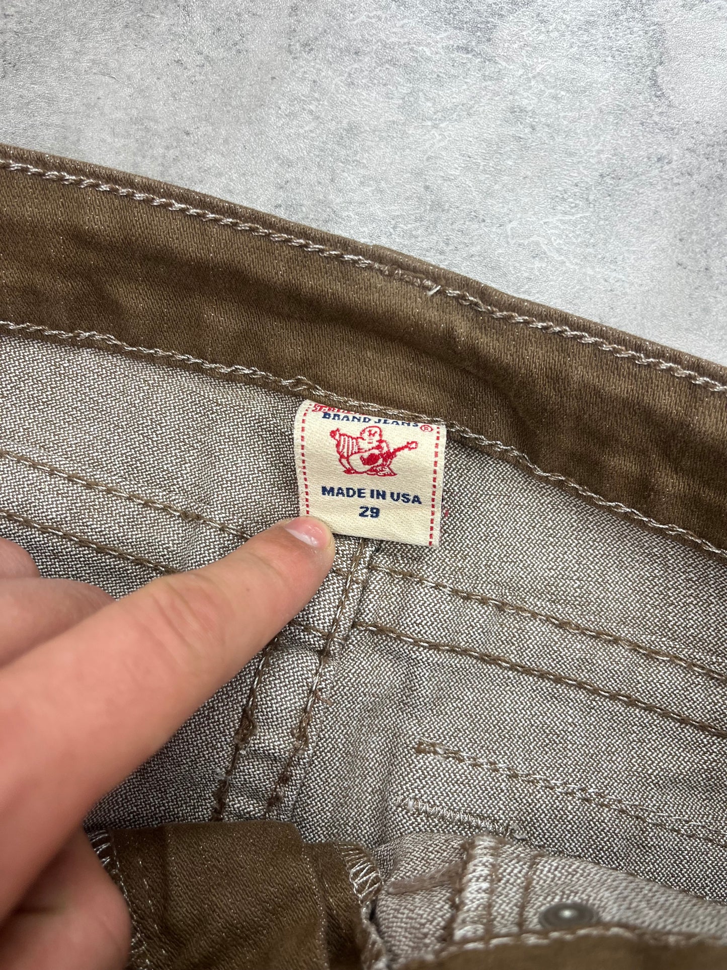 Mini True Religion Leder Rock Sehr Selten