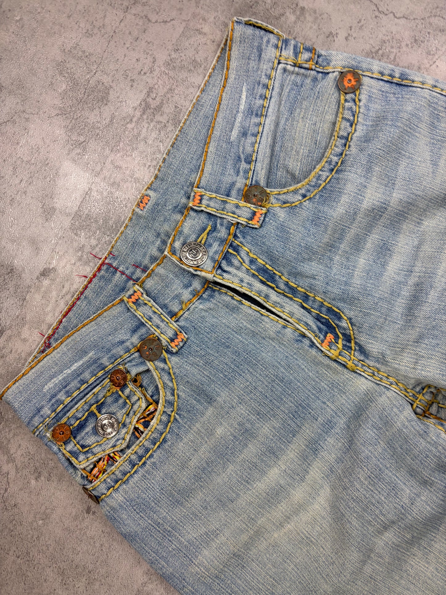 True Religion Flared Baggy Bootcut Jeans