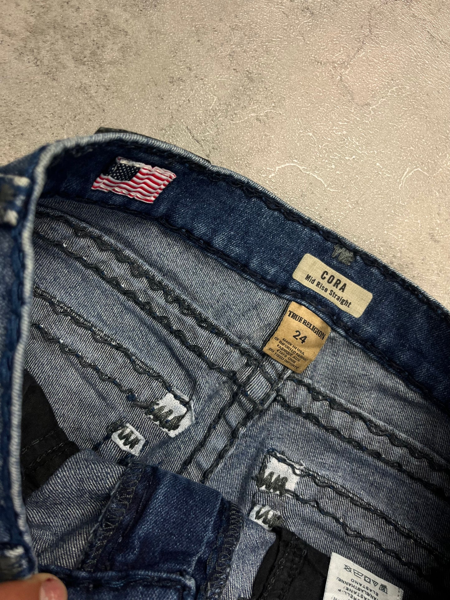 Vintage Y2K Low Waist True Religion Bootcut Flared Denim