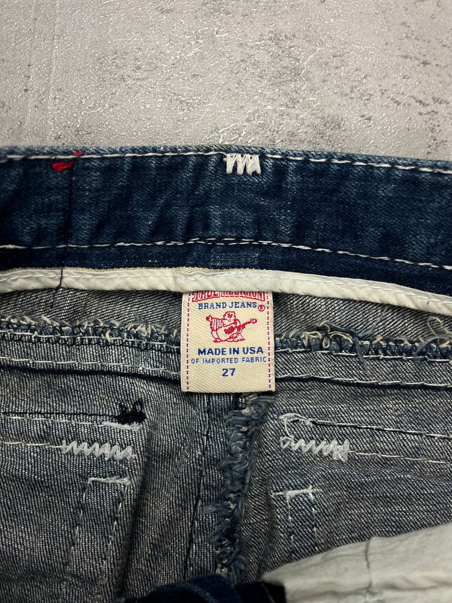 Rare True Religion Bootcut Jeans Y2K Flared Low Waist Denim