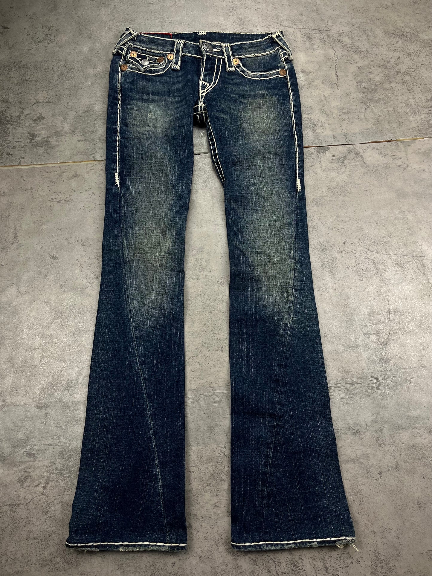 True Religion Rare Y2K Low Waist Bootcut Denim Flared Style
