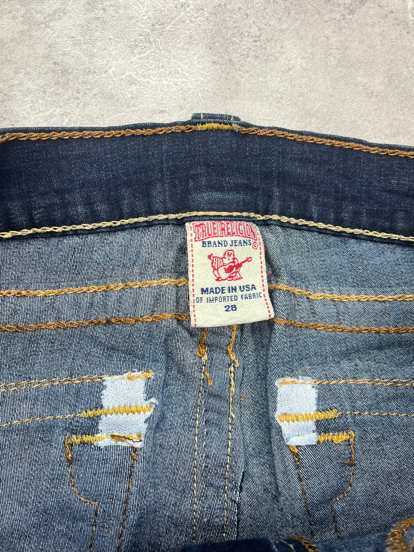 Mini Y2k True Religion Jeans Rock