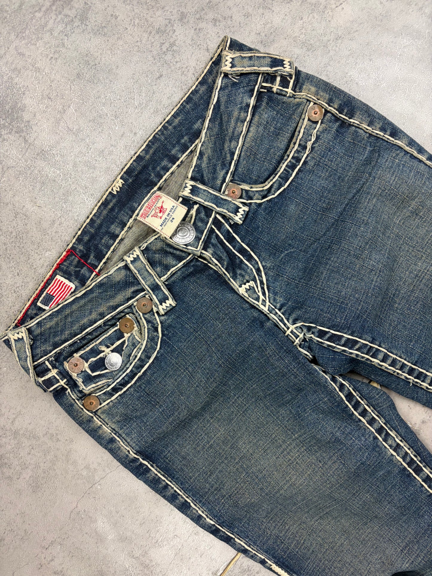 True Religion Bootcut Low Waist Jeans