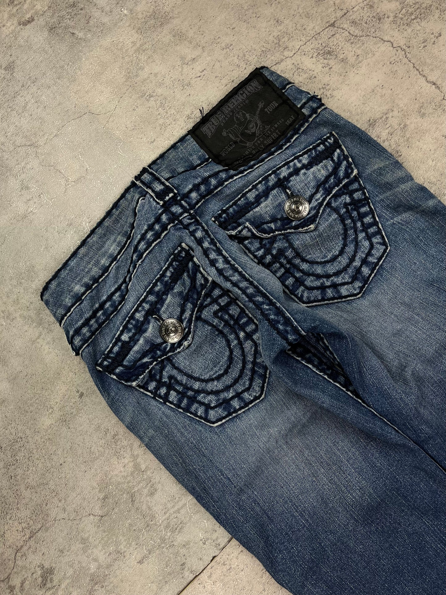 True Religion Straight Bootcut Y2k Vintage Jeans
