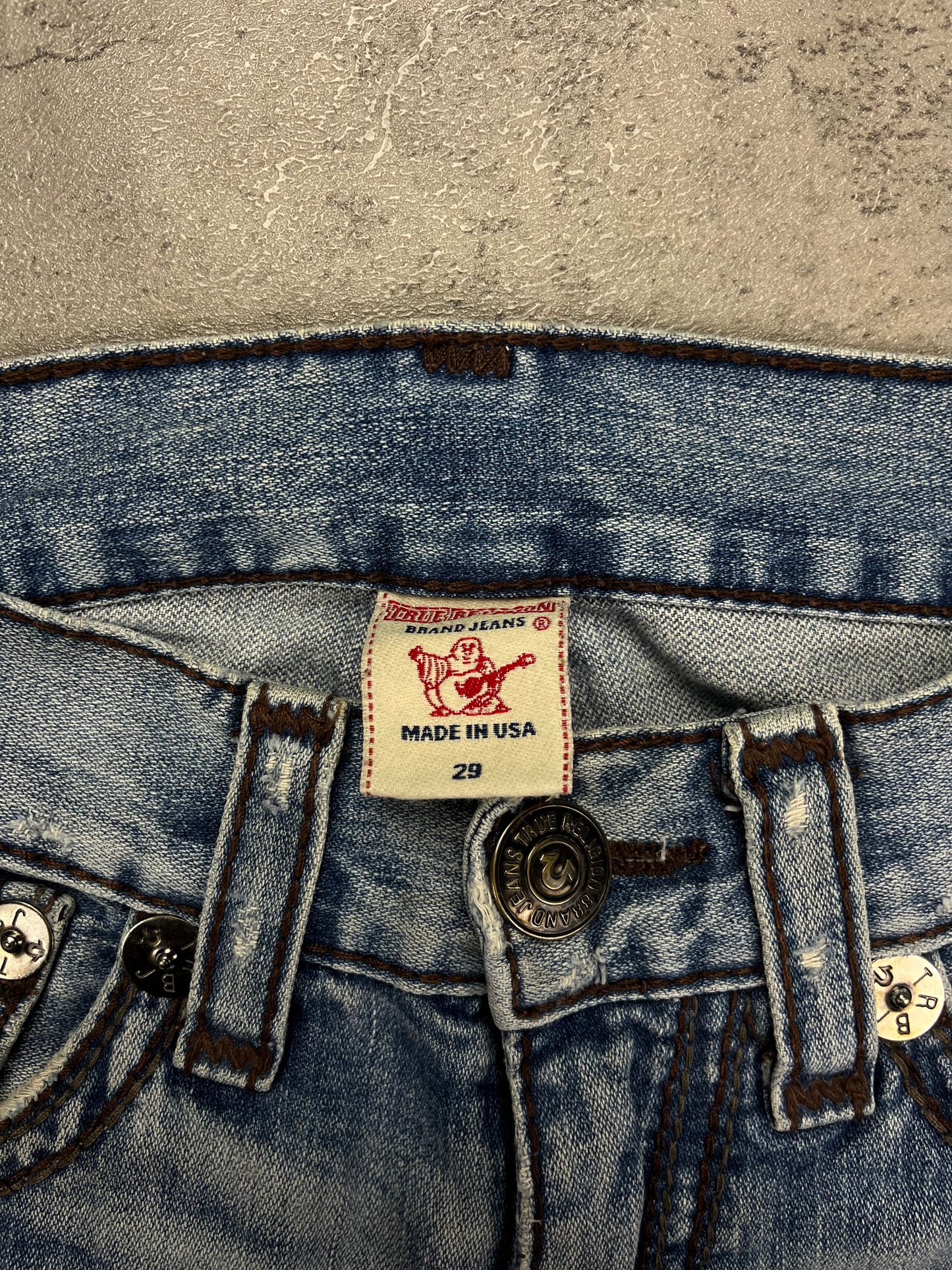 Men’s Y2K True Religion Baggy Denim Jeans Loose Fit 2000s Rare