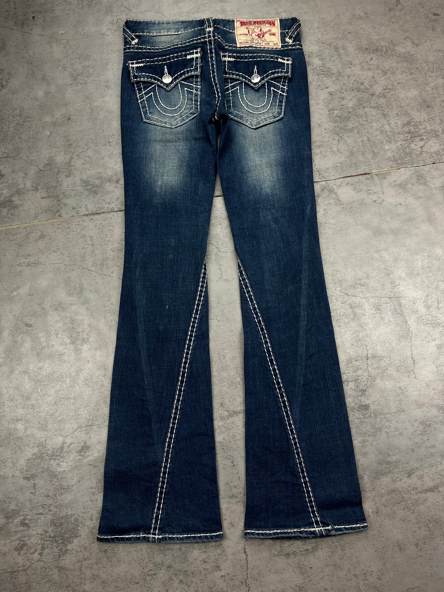 Rare True Religion Bootcut Jeans Y2K Flared Low Waist Denim