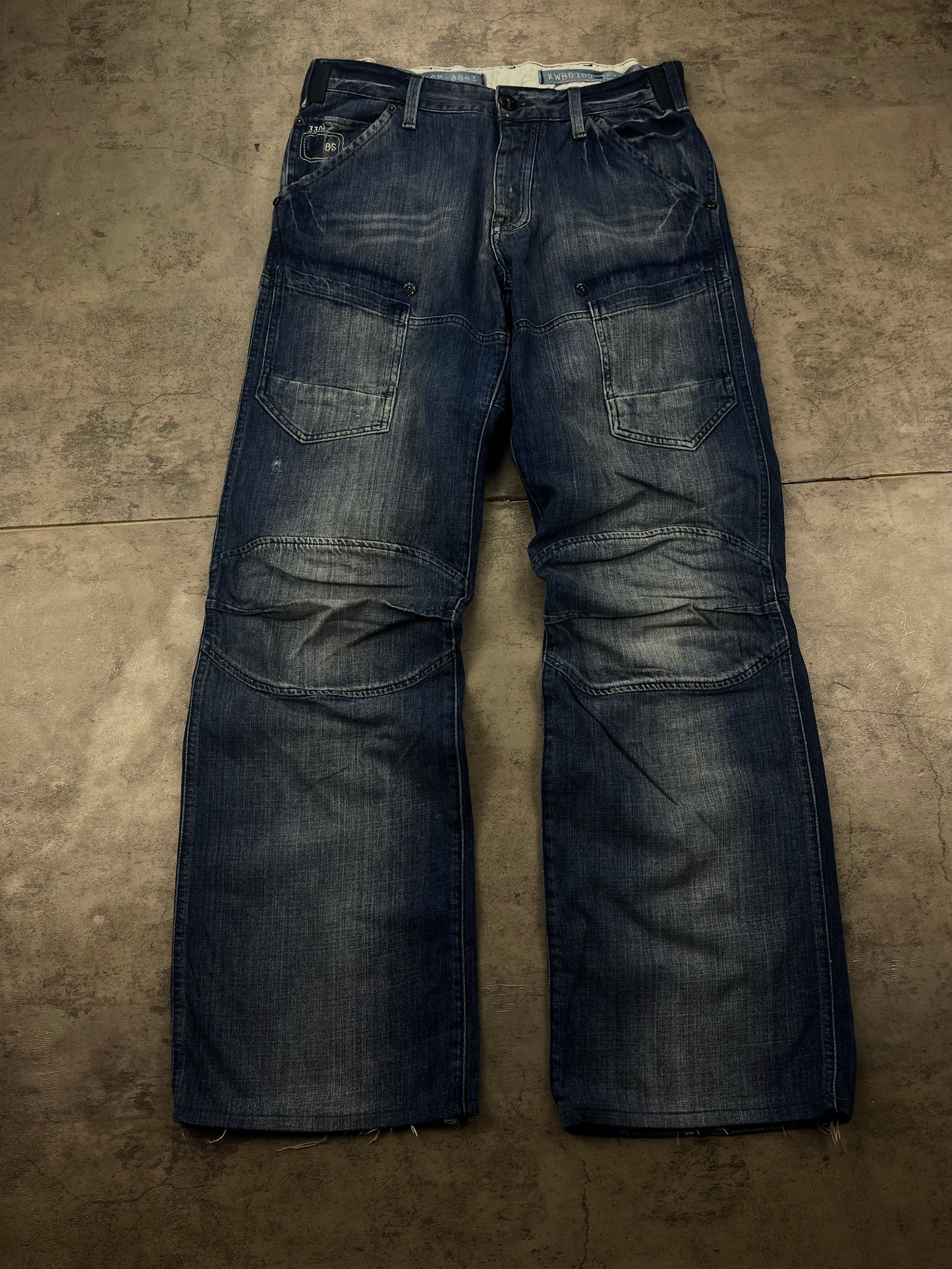 Vintage G-Star RAW Baggy Washed Y2k Pasha Style Jeans