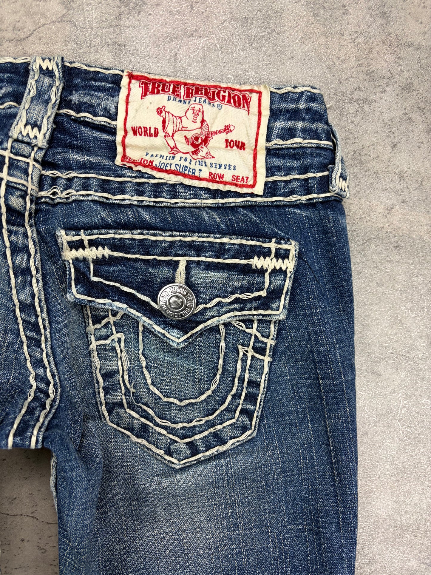 True Religion Lowwaist Flared Bootcut Jeans Y2k
