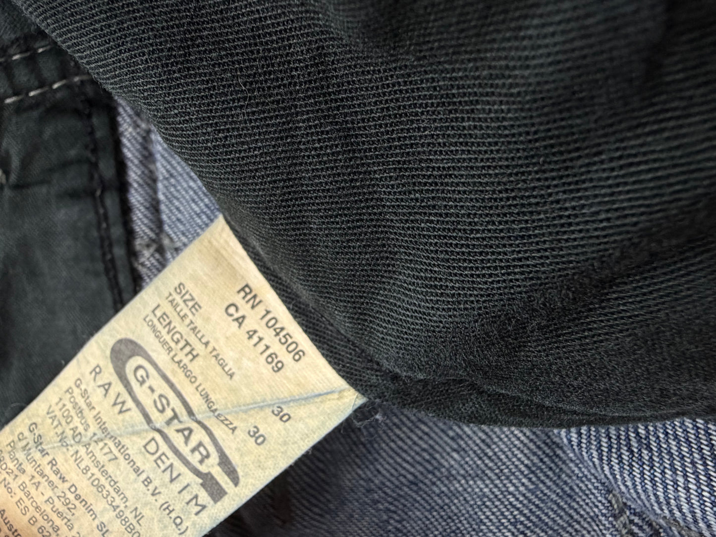 G-Star Jeans Blau Straight Fit