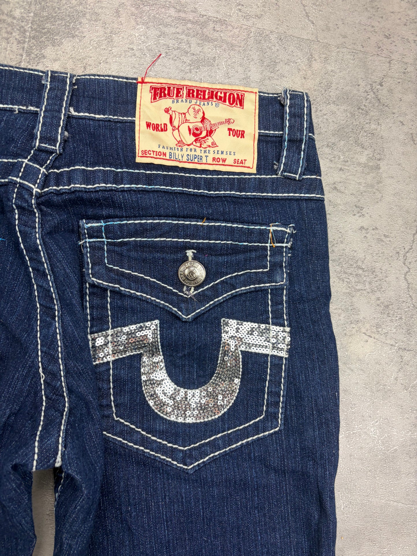 True Religion Vintage Low Rise Bootcut Denim