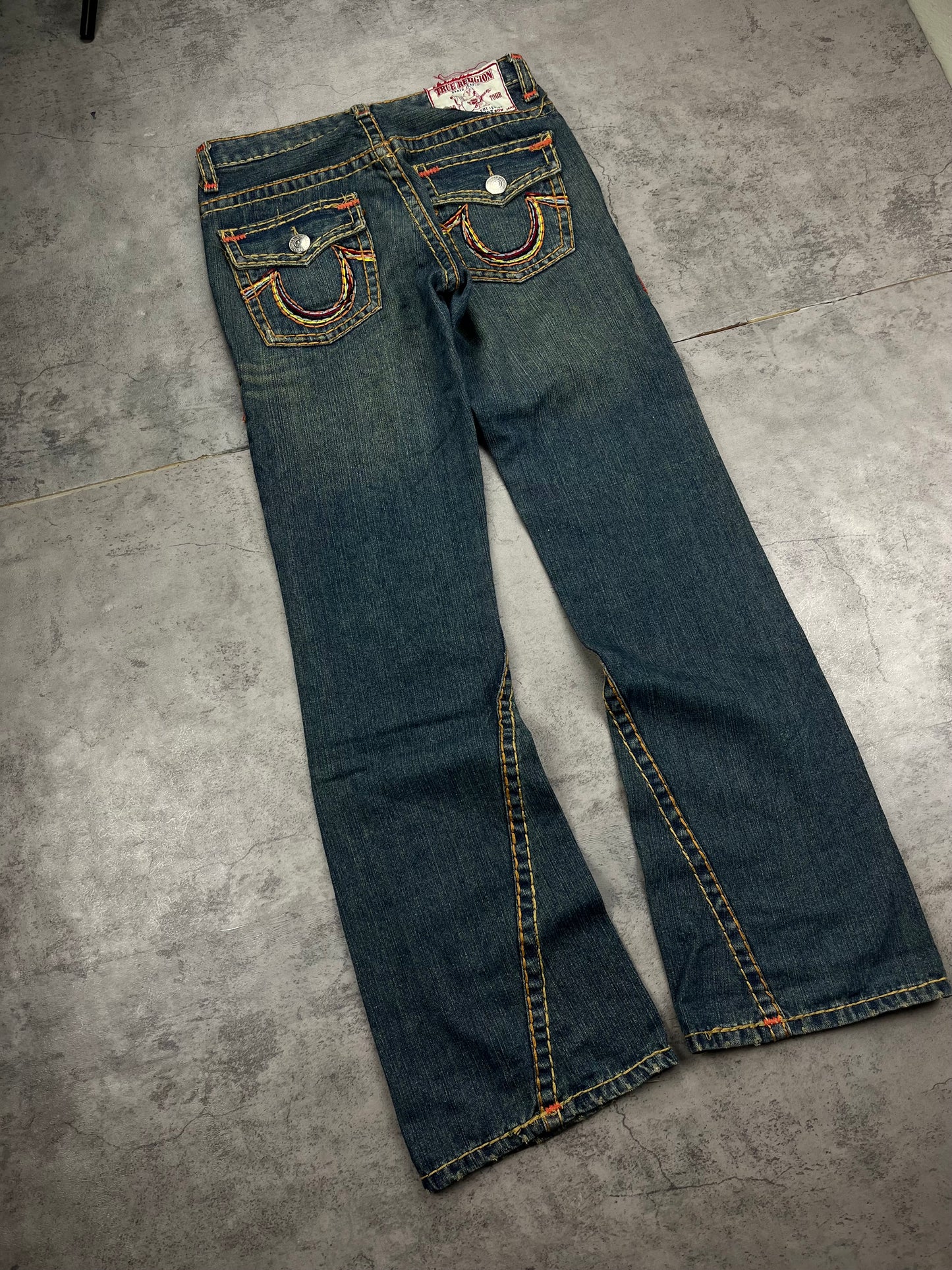 True Religion Y2K Low Rise Bootcut Flare Jeans Vintage Rare
