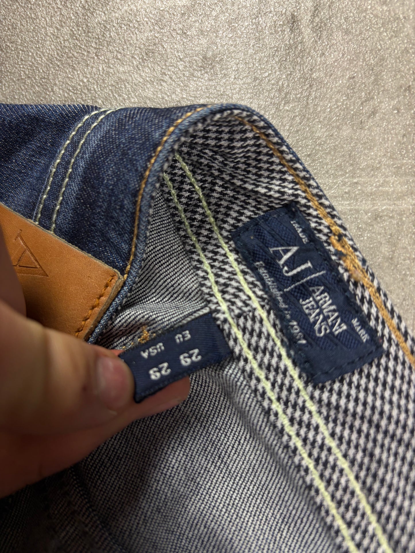 Armani Straight Fit Baggy Jeans Pasha Style