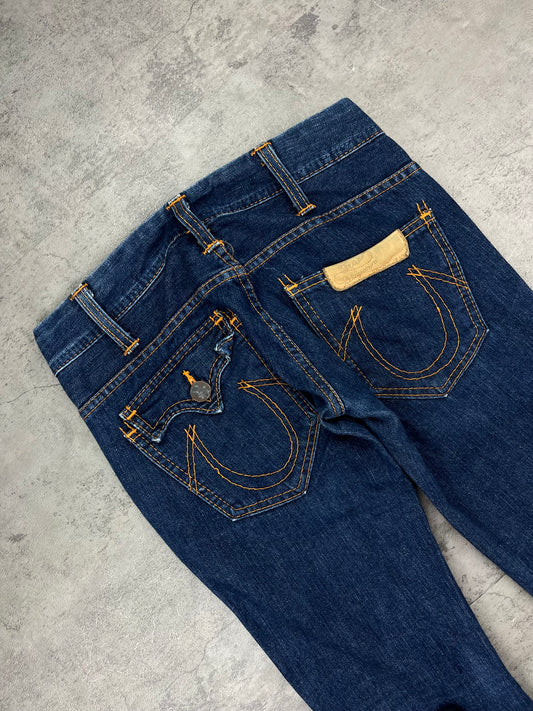 Vintage True Religion Rare Low Waist Bootcut Flared Denim Y2K Jeans