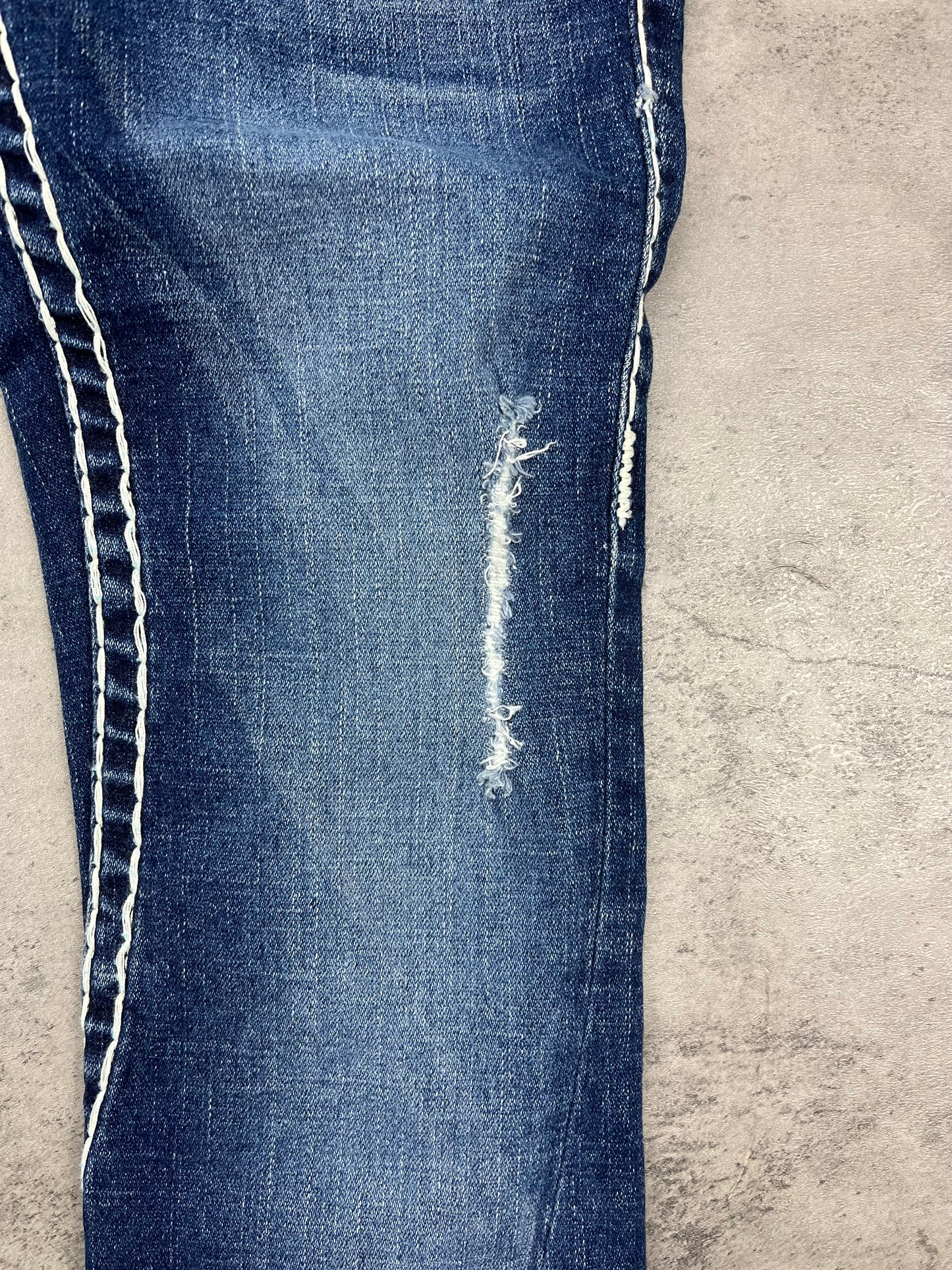True Religion Low Rise Flare Denim 2000s Y2K Retro Jeans