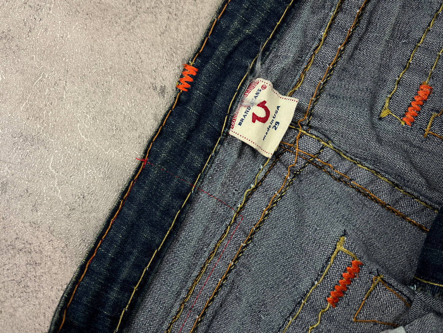 Straight True Religion Pasha Y2k Baggy Jeans