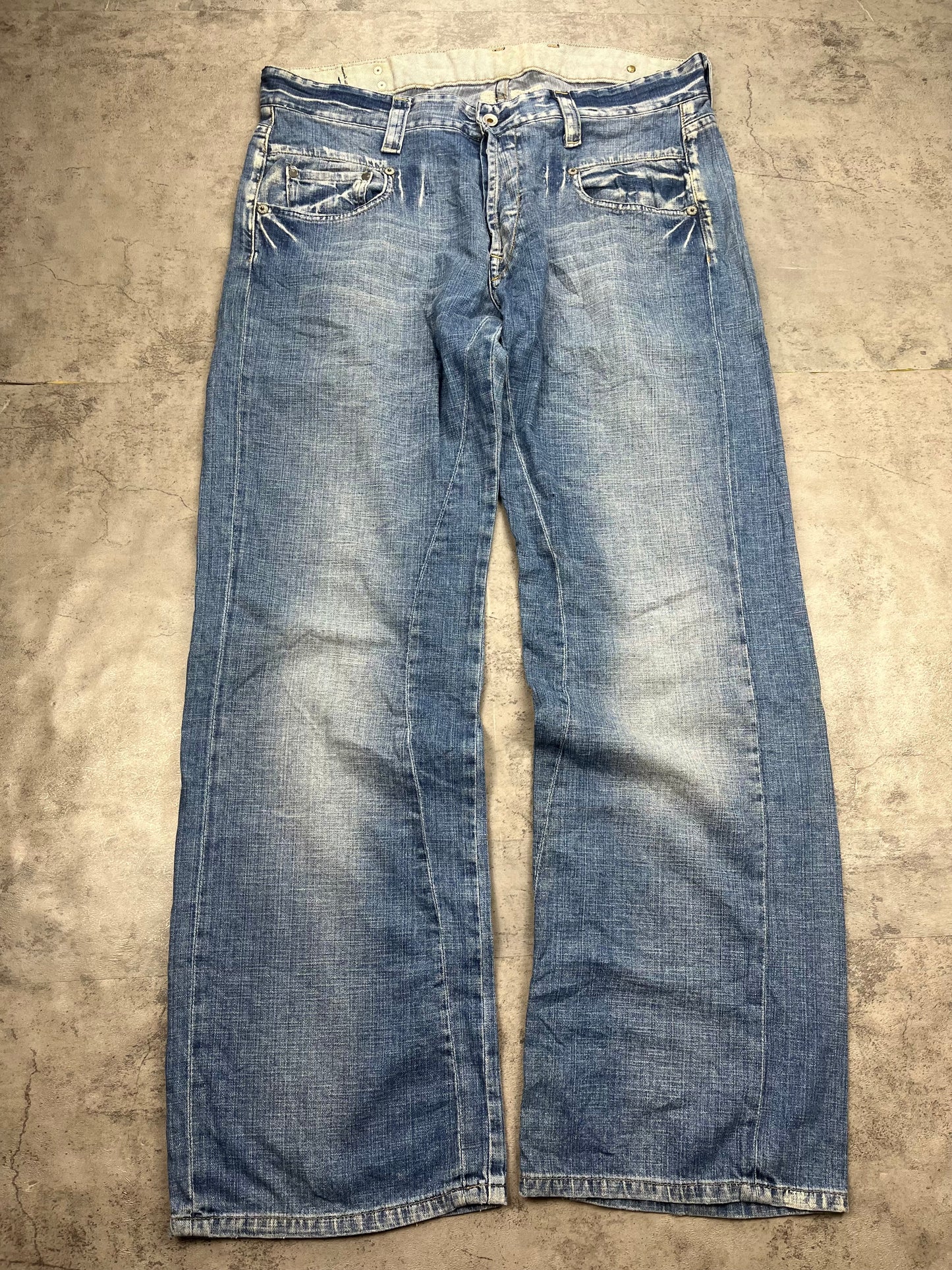 Rare Embroidered G-star Baggy Jeans