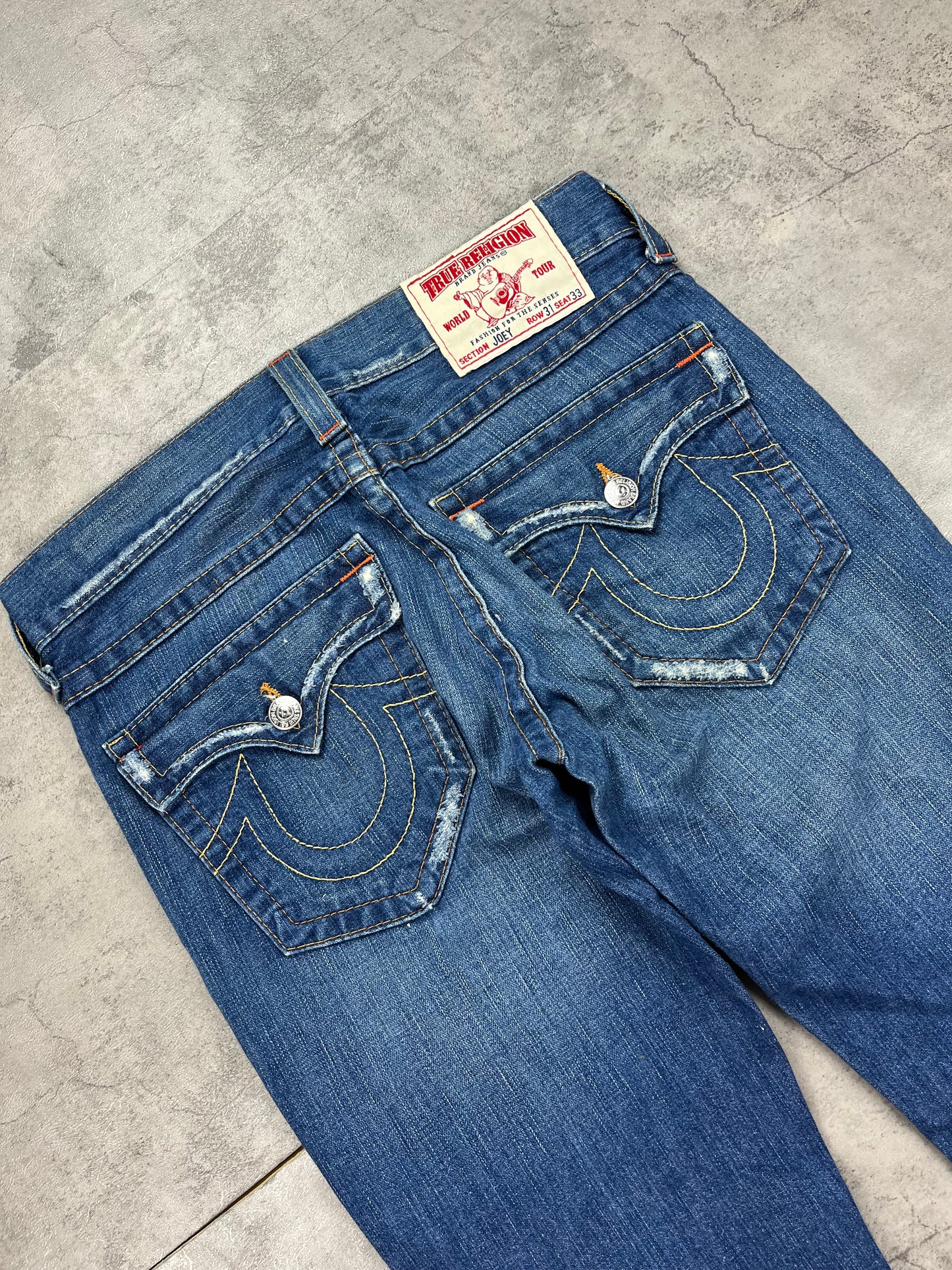 Vintage Baggy Flared True Religion Jeans