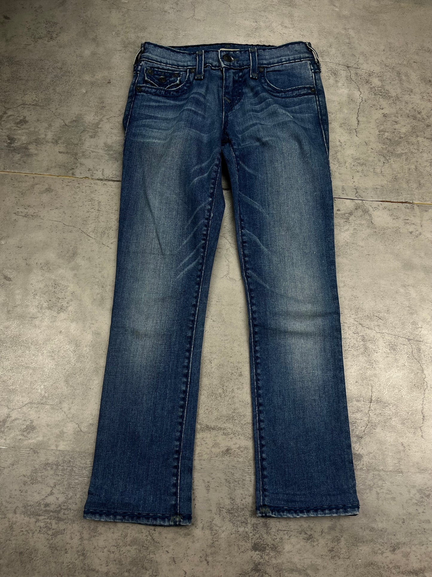 Vintage Y2K Low Waist True Religion Bootcut Flared Denim