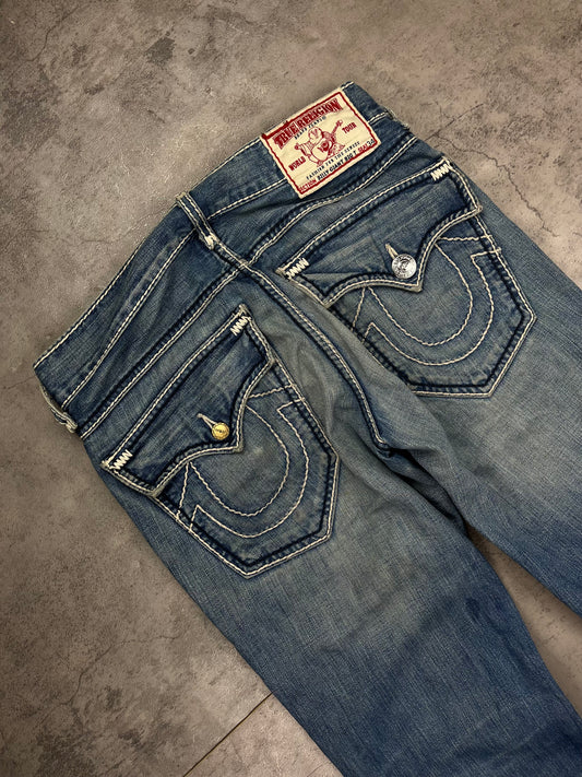Vintage Y2K True Religion Men Bootcut Low Waist Denim Rare