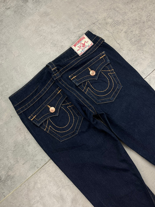 True Religion Low Waist Flared Denim Y2K Vintage Streetwear