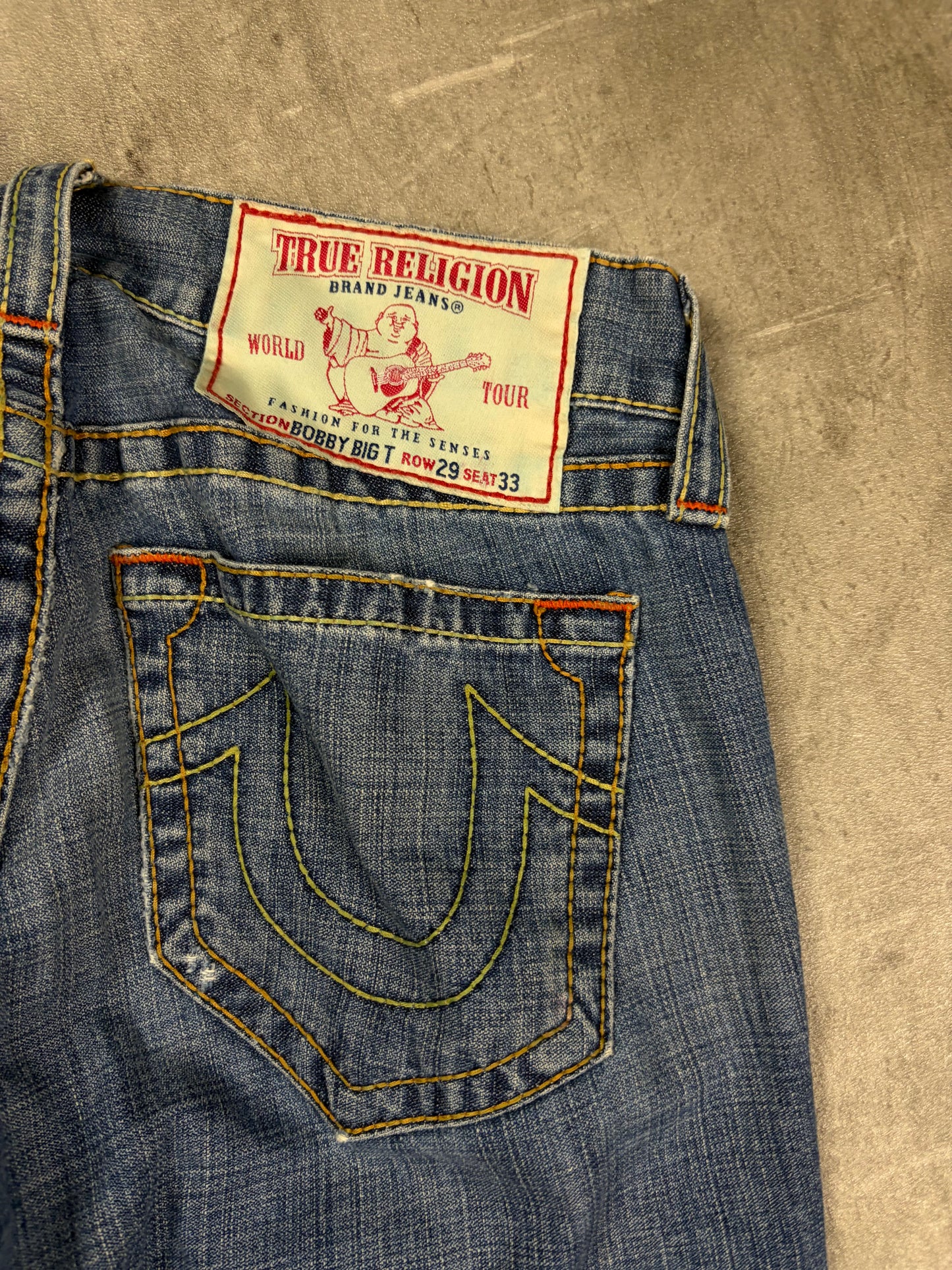 True Religion Bootcut Jeans Damen 2000er Style
