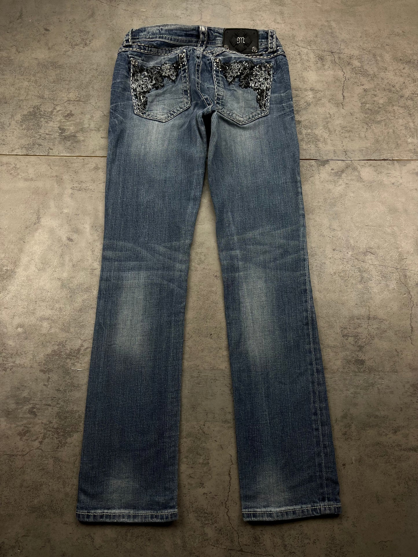 Miss me Bootcut Low Waist Flared Jeans Y2K Vintage Rare