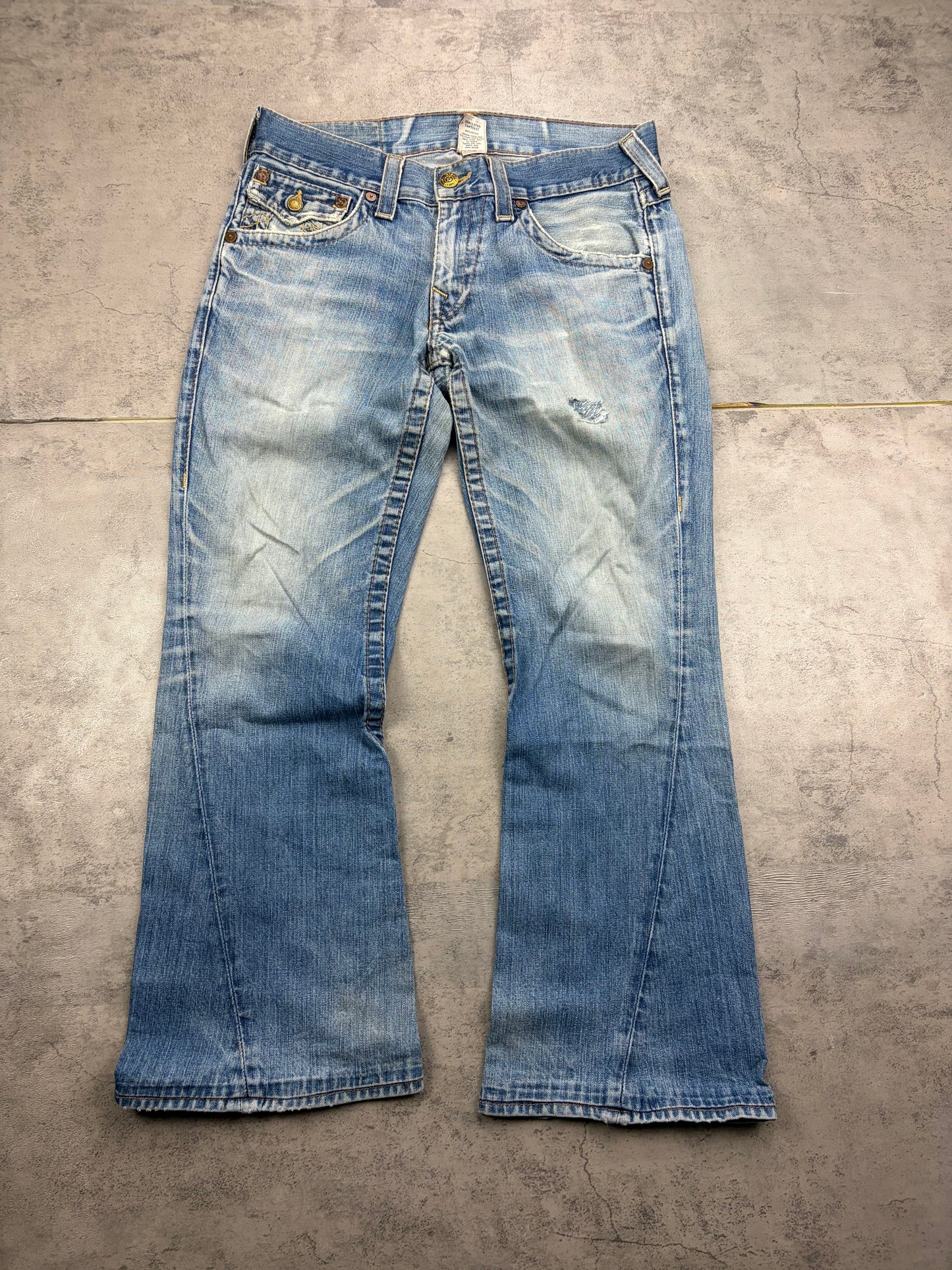 True Religion Low Rise Bootcut Denim