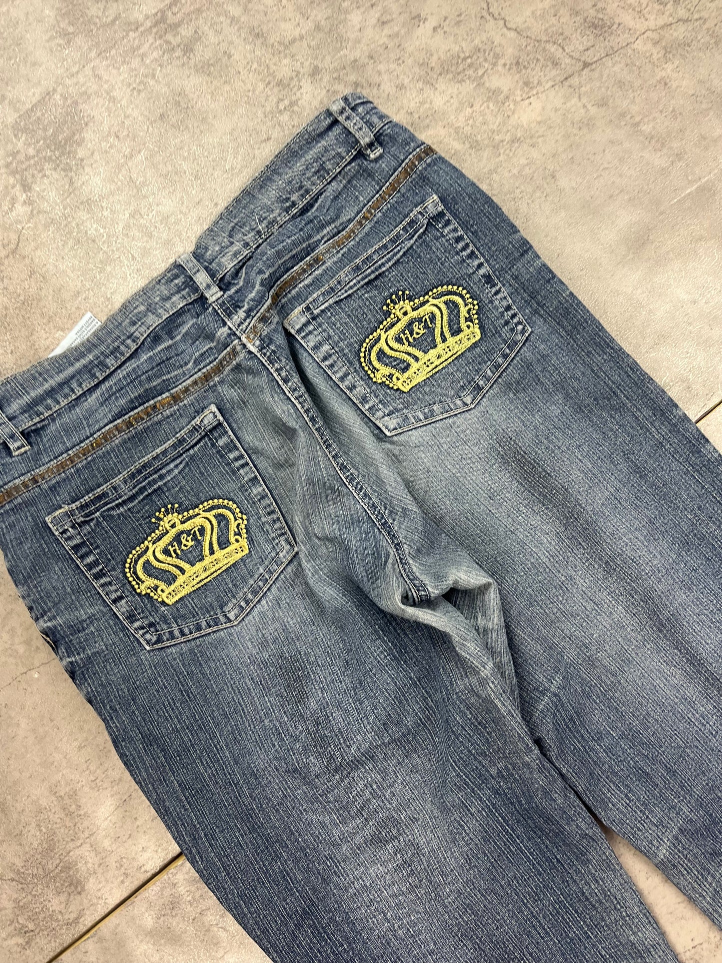 Vintage Victoria Beckham Style Bootcut Jeans