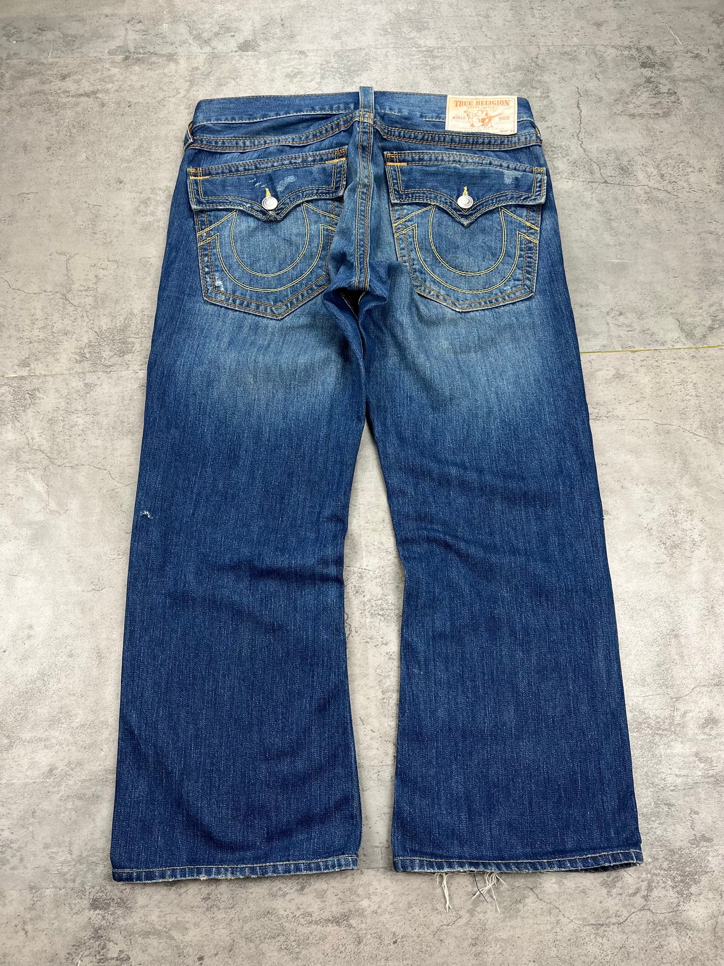 Vintage True Religion Flared Baggy Jeans