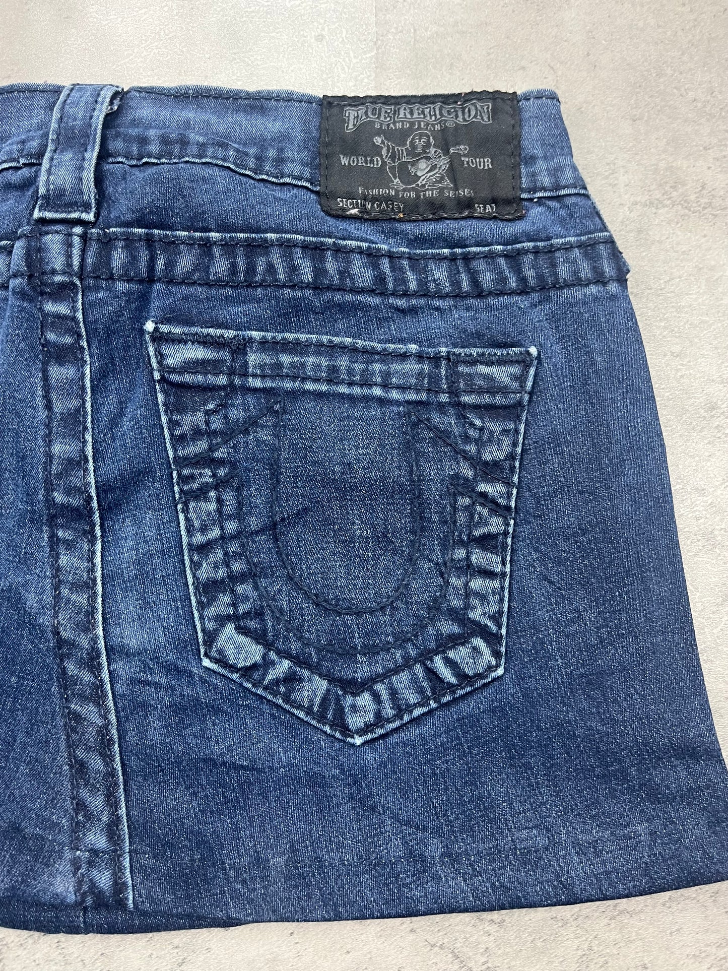 Mini Vintage Y2k True Religion Jeans Rock