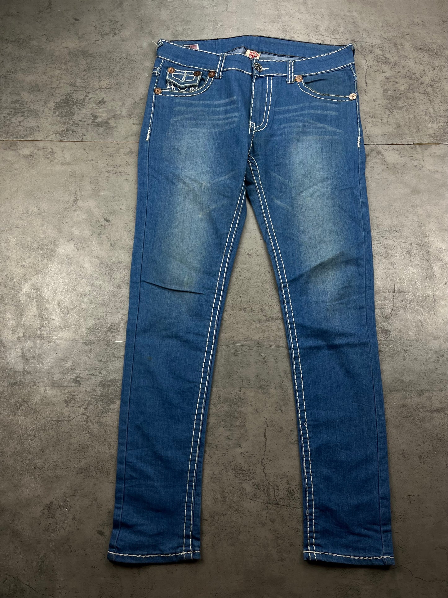 Vintage Y2k True Religion Skinny Straight Jeans Pasha Style