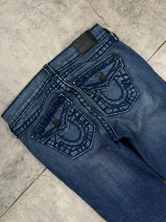 Vintage Y2K Low Waist True Religion Bootcut Flared Denim