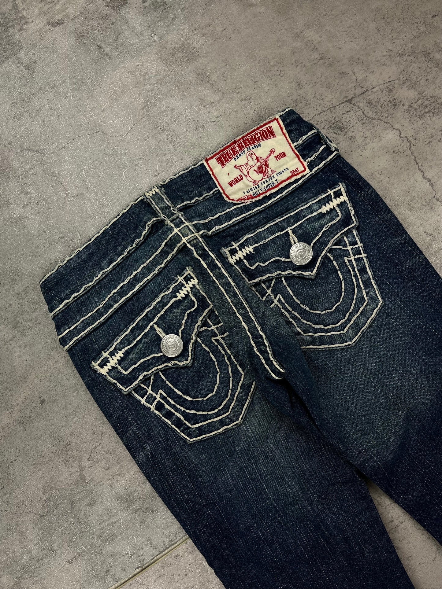 Lowwaist True Religion Jeans Y2k Flared Lowrise