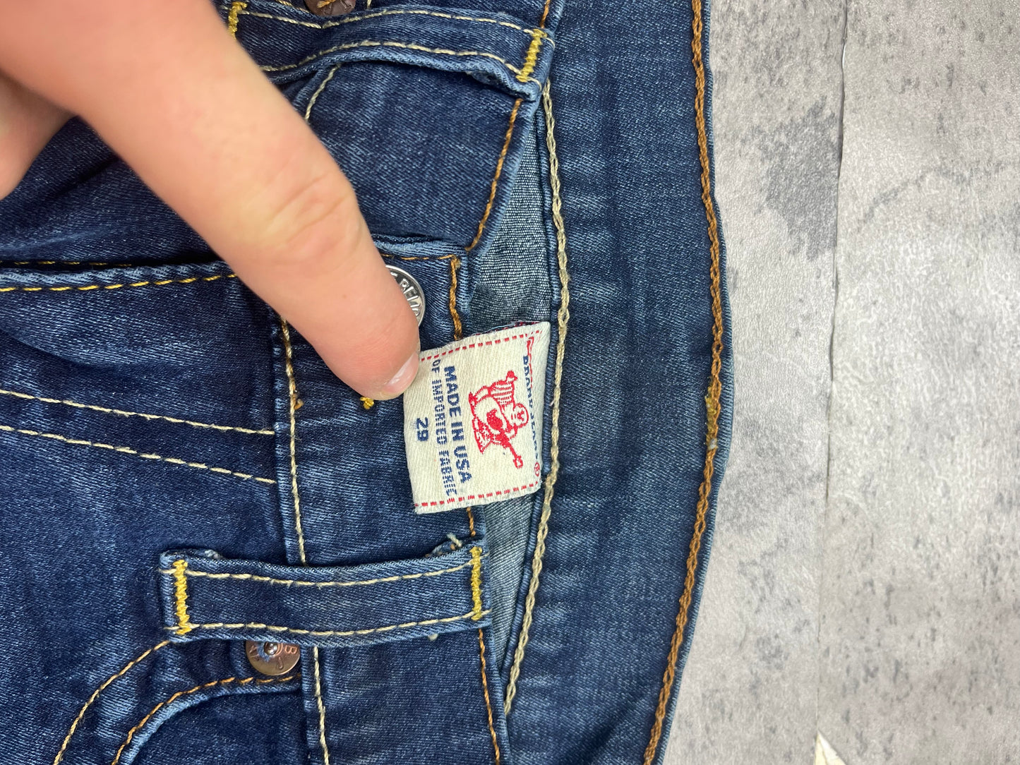 Vintage Mini Y2k True Religion Jeans Rock