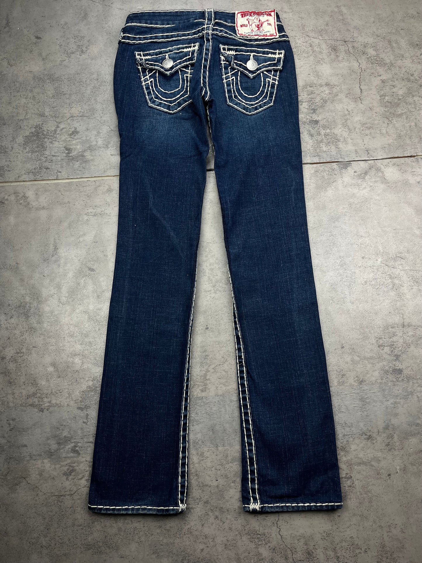 True Religion Low Waist Flared Denim Retro Y2K Bootcut Jeans