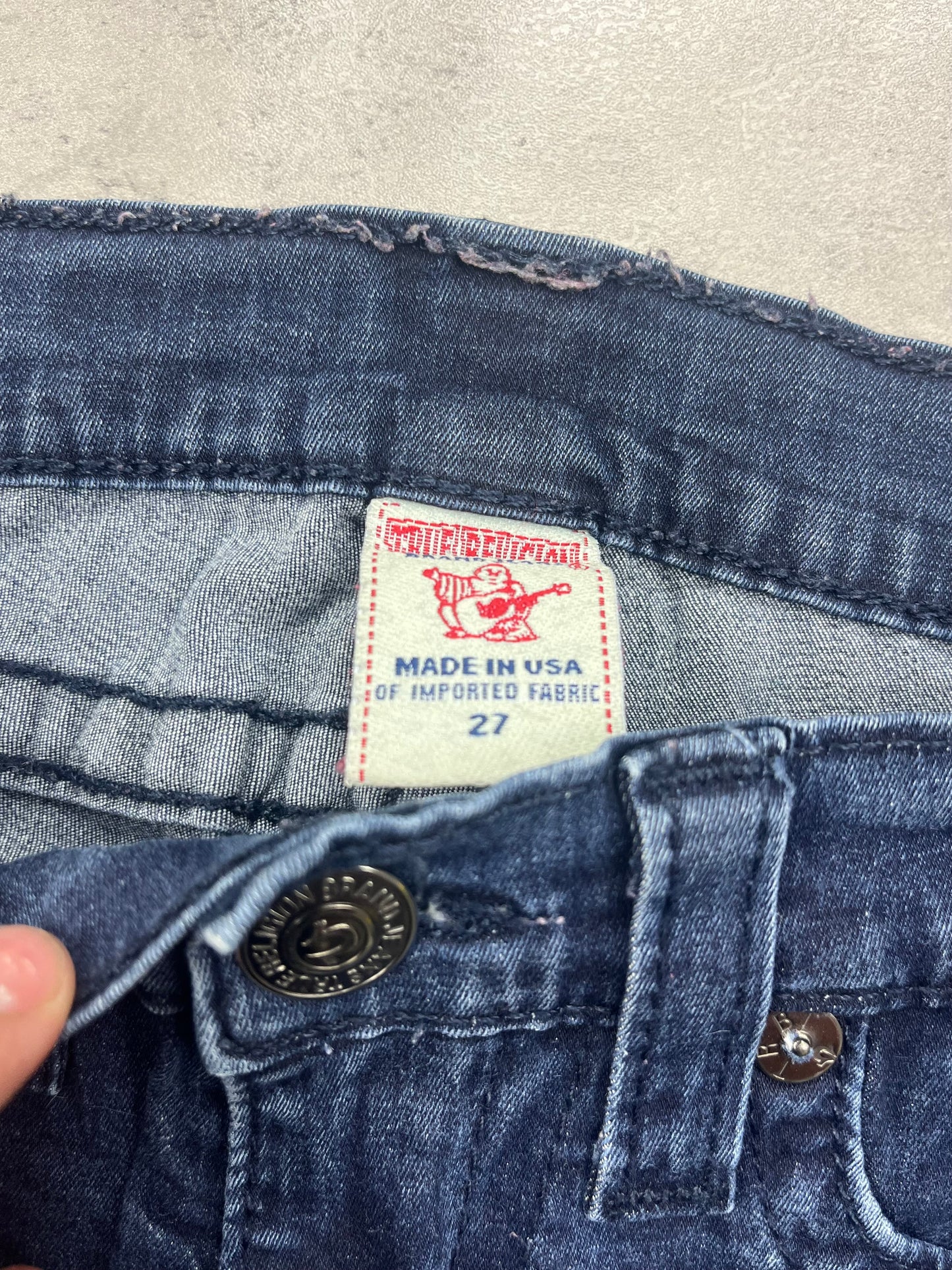 Mini Vintage Y2k True Religion Jeans Rock