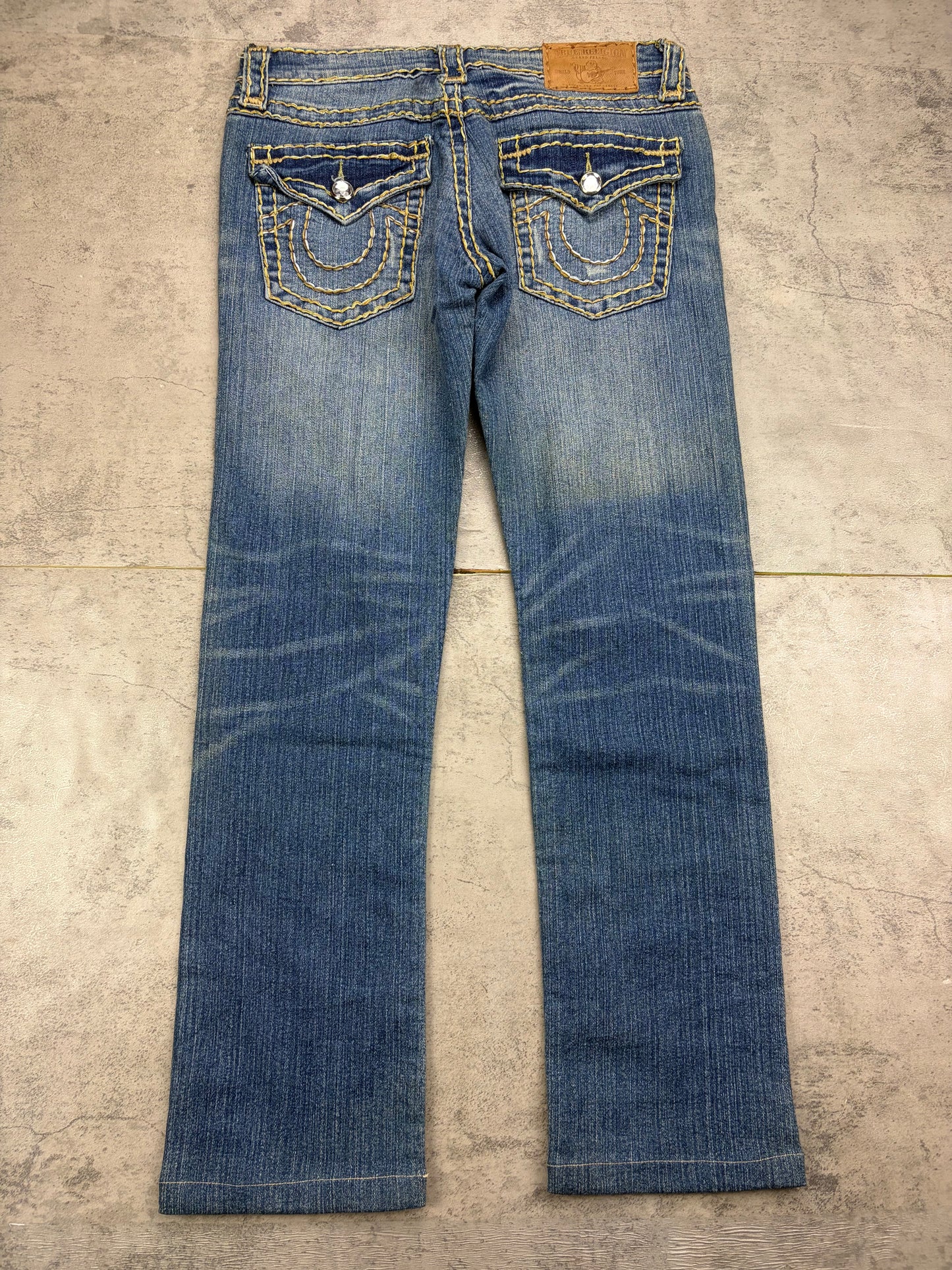 True Religion Denim Low Rise Flared Jeans