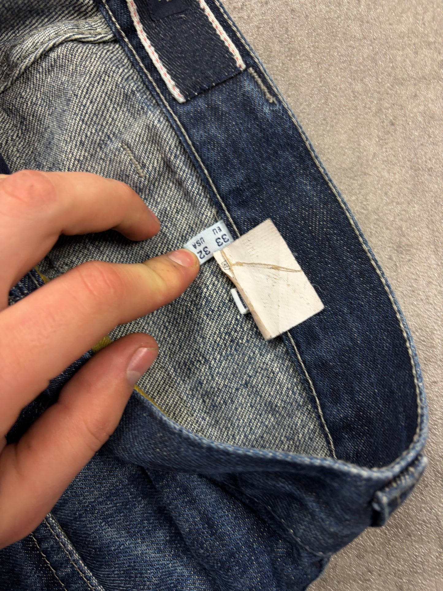 Armani Baggy Jeans Herren Pasha Style Y2K Wide Leg Denim