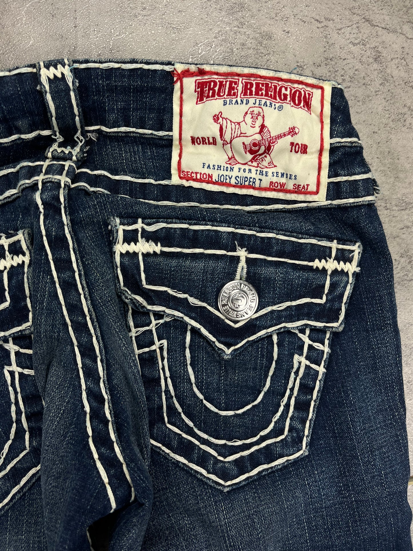 Rare Vintage True Religion Jeans Y2K Bootcut Low Rise Flared