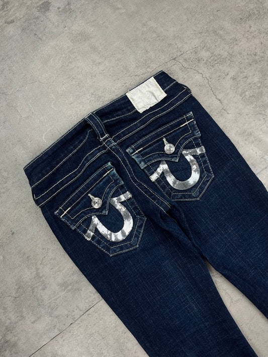 Vintage Y2K True Religion Bootcut Flared Low Waist Jeans