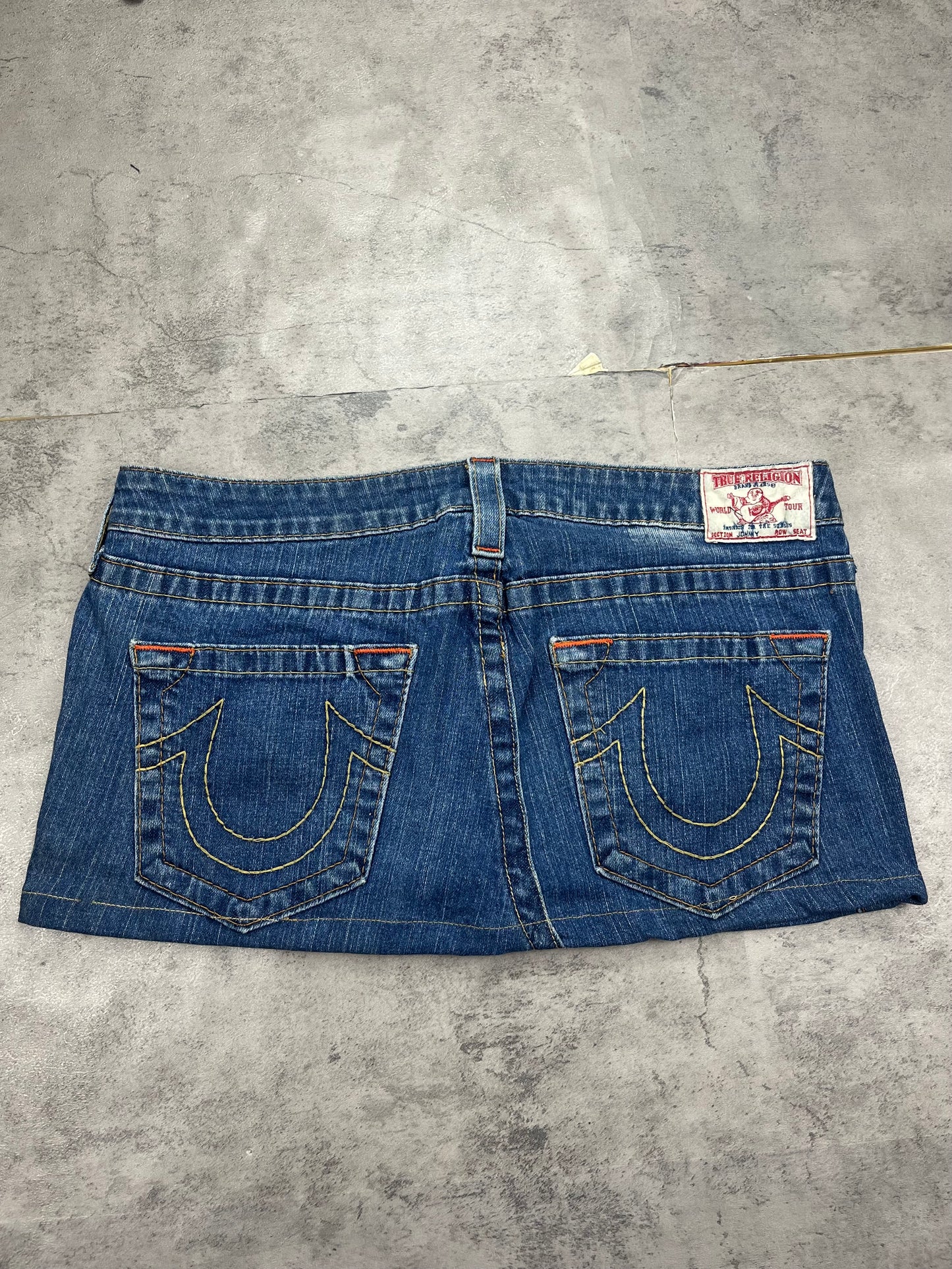 Mini Y2k True Religion Jeans Rock