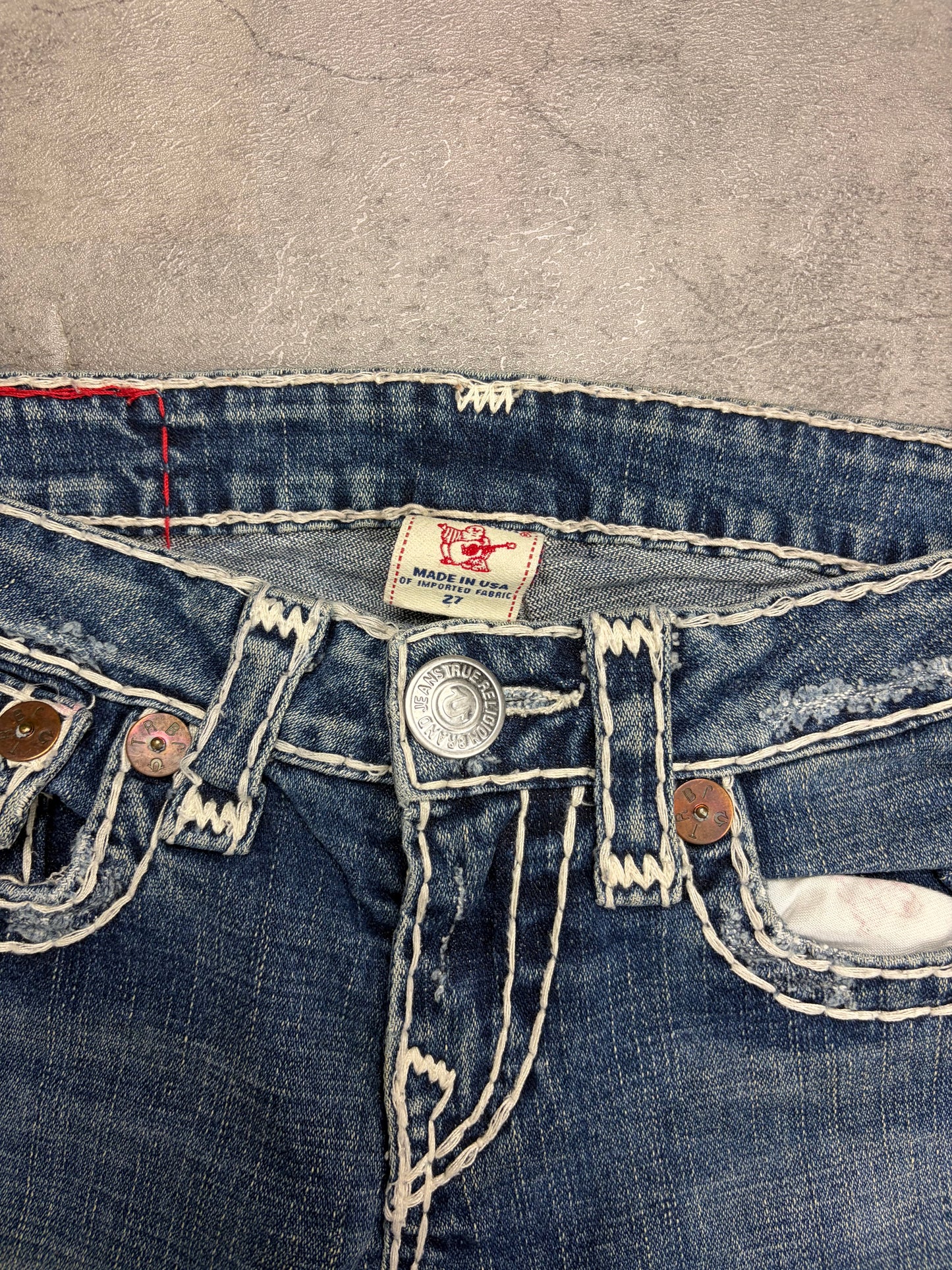 True Religion Denim Bootcut Low Rise Jeans