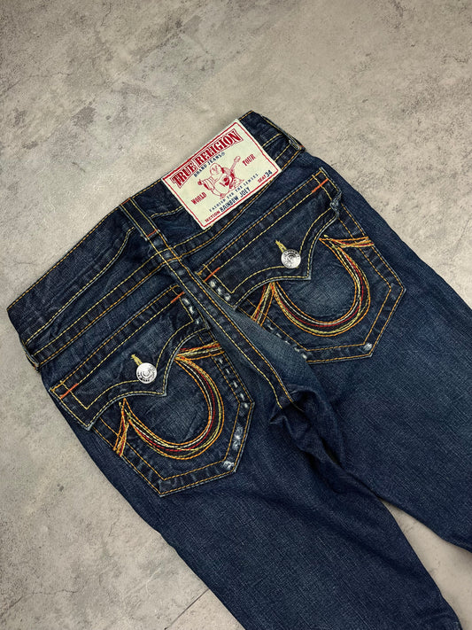 Rare True Religion Denim Jeans Low Rise Flared Y2K 2000s