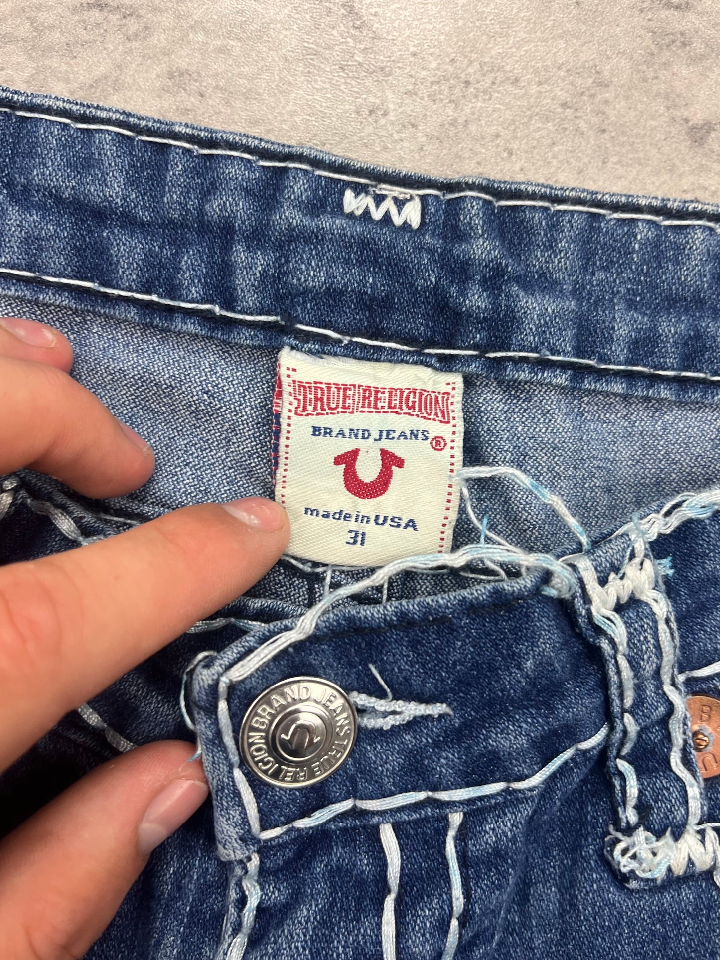 Vintage Mini Y2k True Religion Jeans Rock